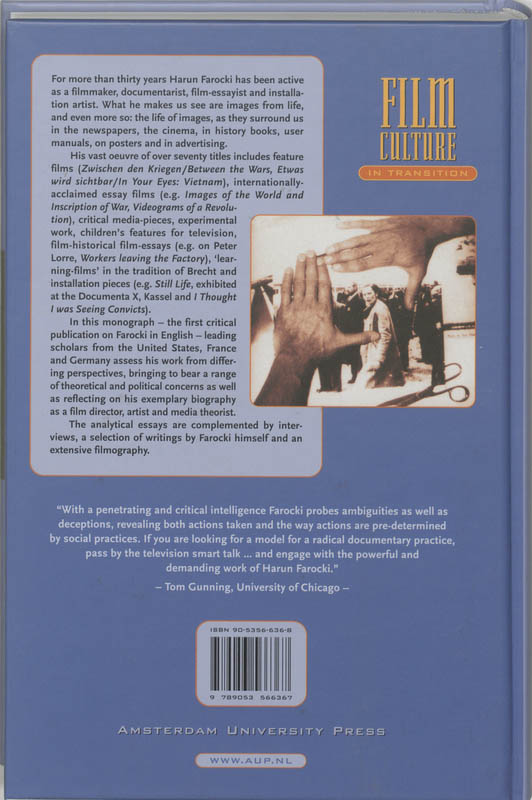 Achterkant van Harun Farocki