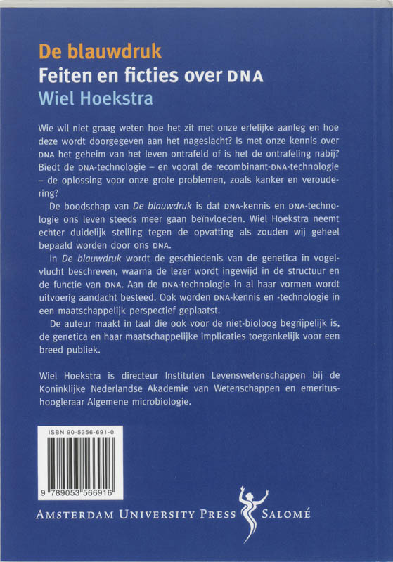 Achterkant van De blauwdruk