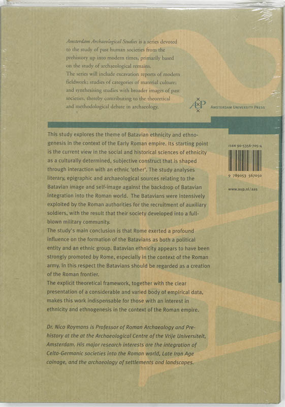 Achterkant van Ethnic identity and imperial power