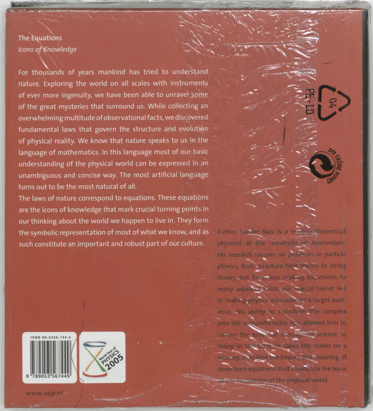 Achterkant van The Equations