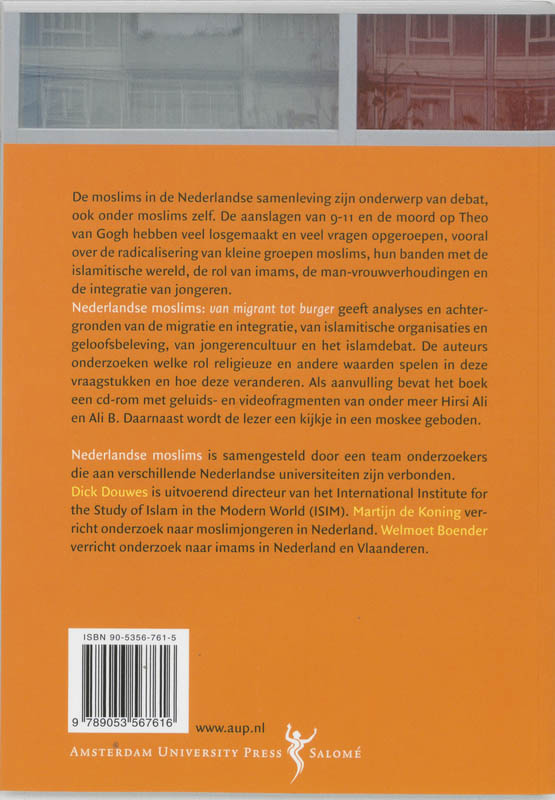 Achterkant van Nederlandse Moslims
