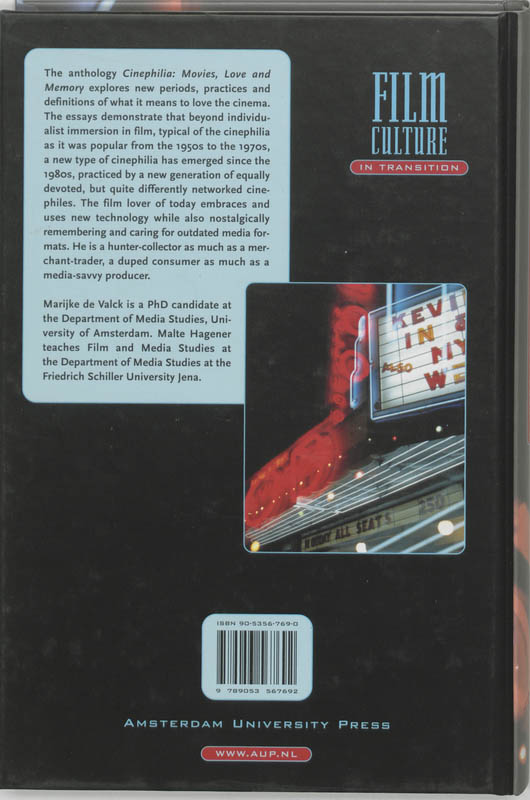 Achterkant van Cinephilia