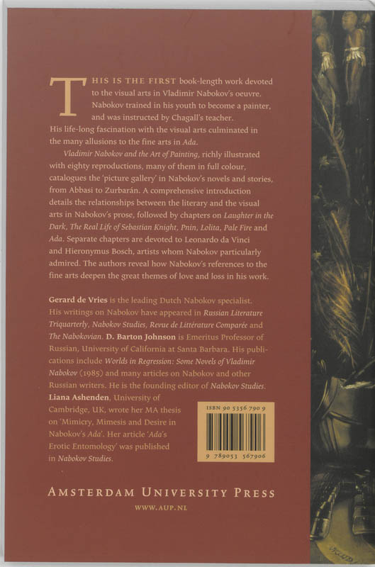 Achterkant van Nabokov and the Art of Painting