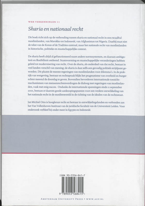 Achterkant van Sharia en nationaal recht