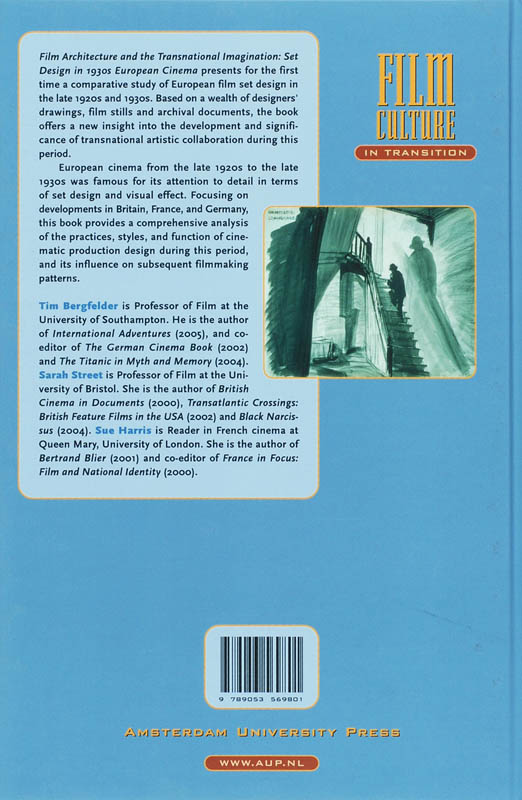 Achterkant van Film Architecture and the Transnational Imagination