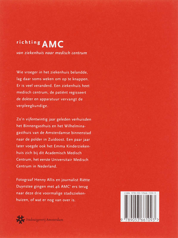 Achterkant van Richting AMC