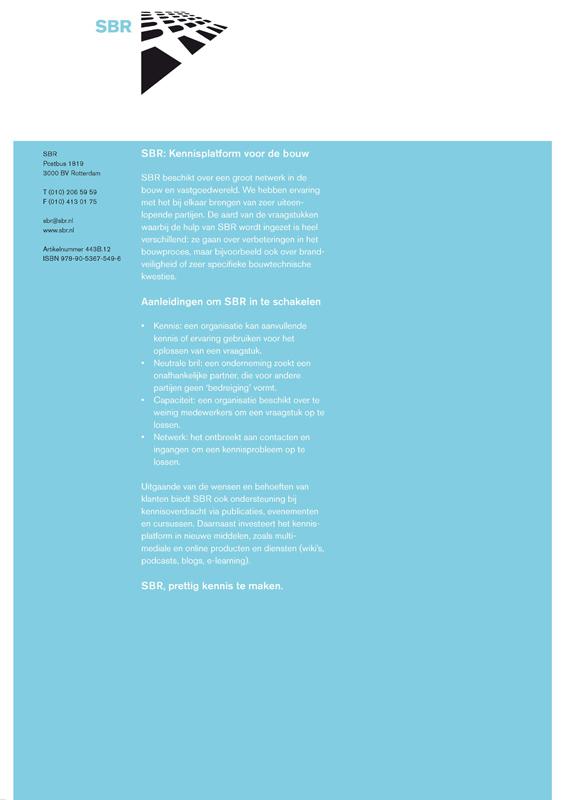 Achterkant van deel B Ontwerprichtlijnen voor woningen en woongebouwen