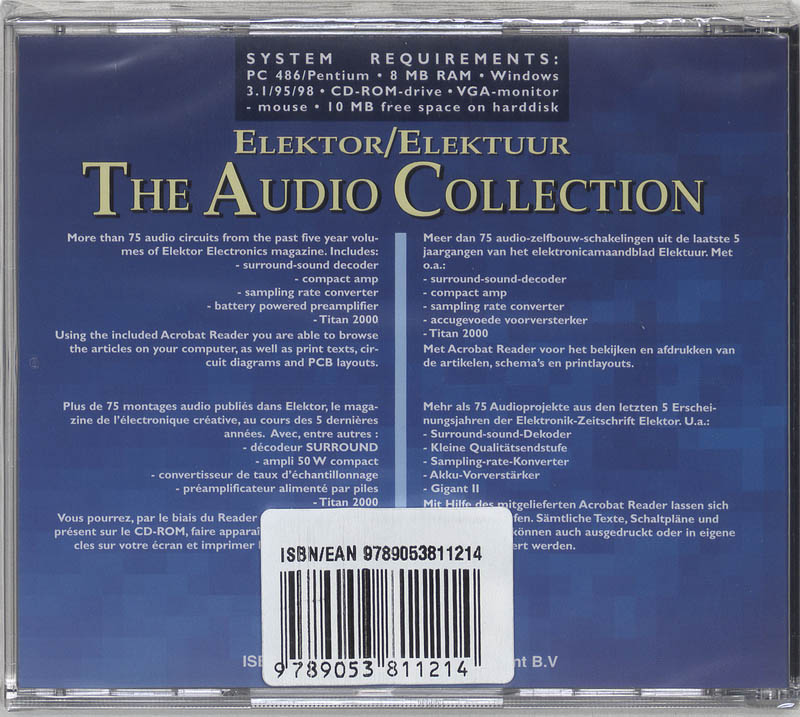 Achterkant van The Audio Collection