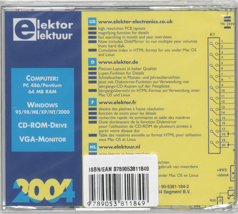 Achterkant van 2004