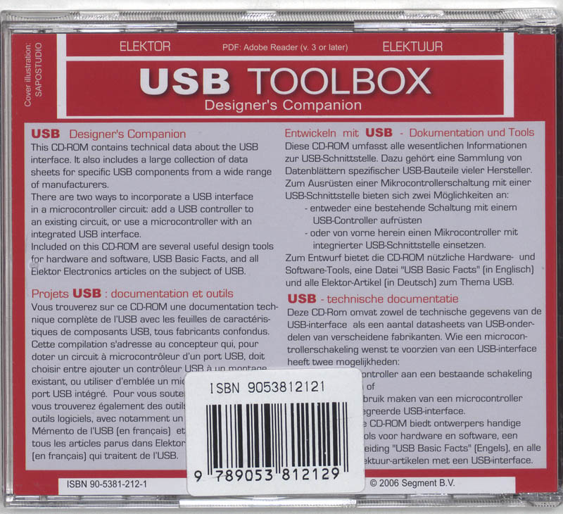 Achterkant van USB Toolbox