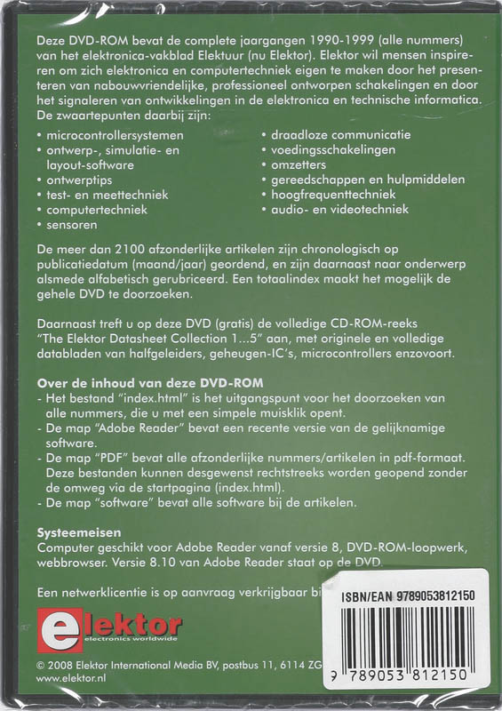 Achterkant van 1990 t/m 1999