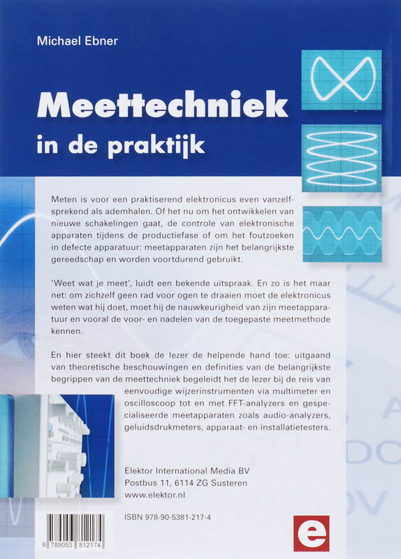 Achterkant van Meettechniek in de praktijk