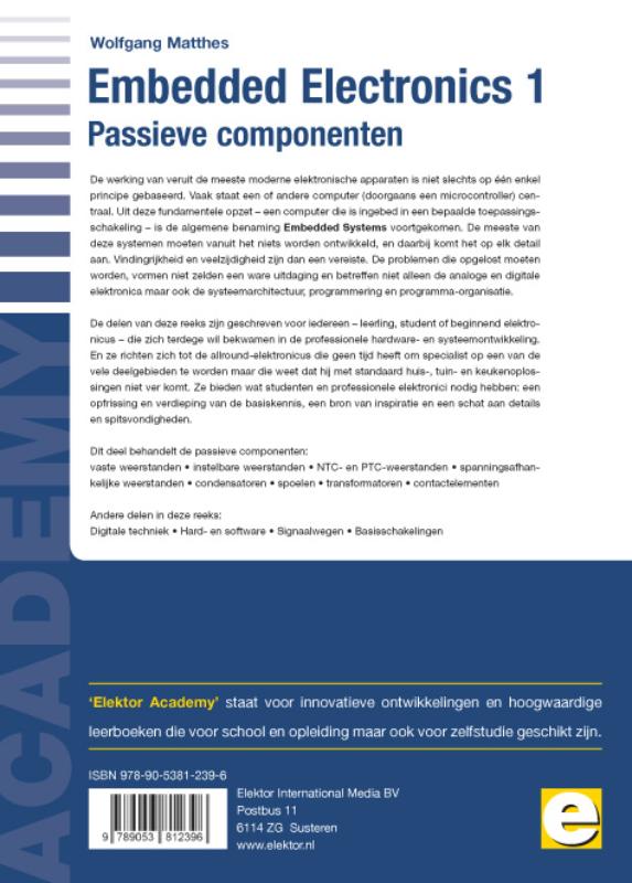 Achterkant van Embedded Electronics 1