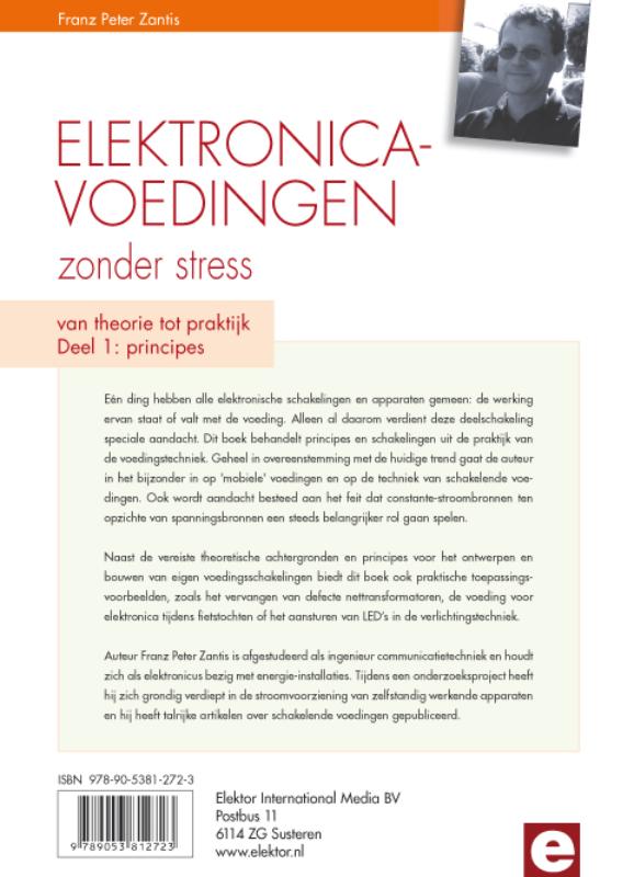 Achterkant van Elektronica-voedingen zonder stress