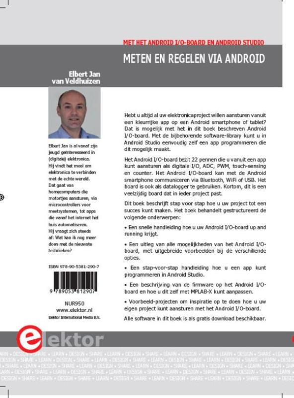 Achterkant van Meten en regelen via Android