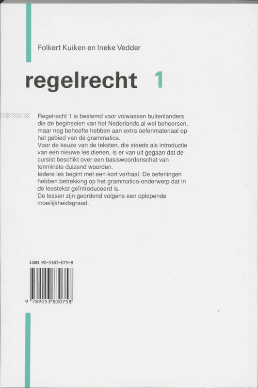 Achterkant van 1