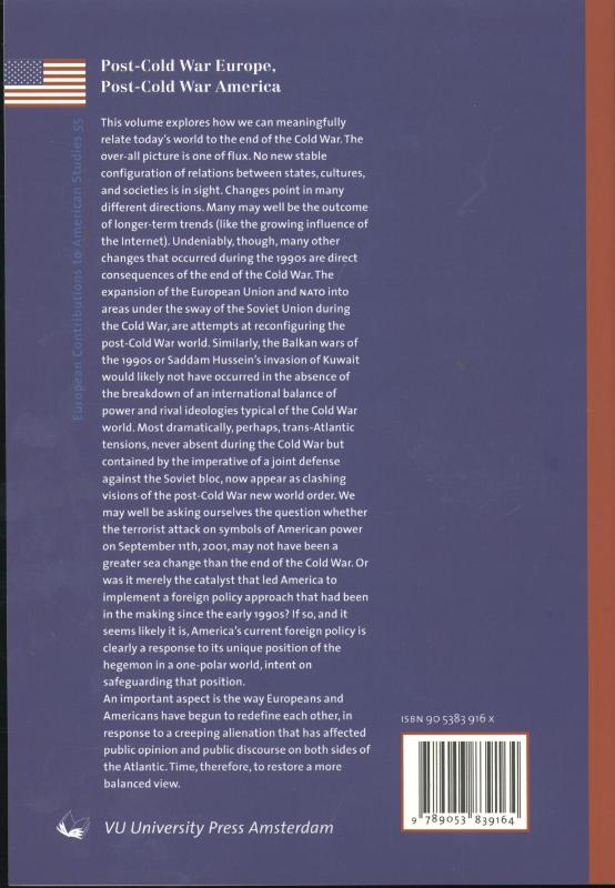 Achterkant van Post-Cold War Europe Post-Cold War America