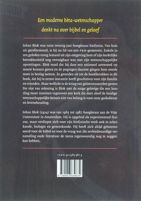Achterkant van Denkend en zoekend geloven