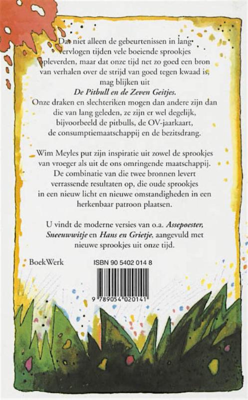 Achterkant van Pitbull en de zeven geitjes