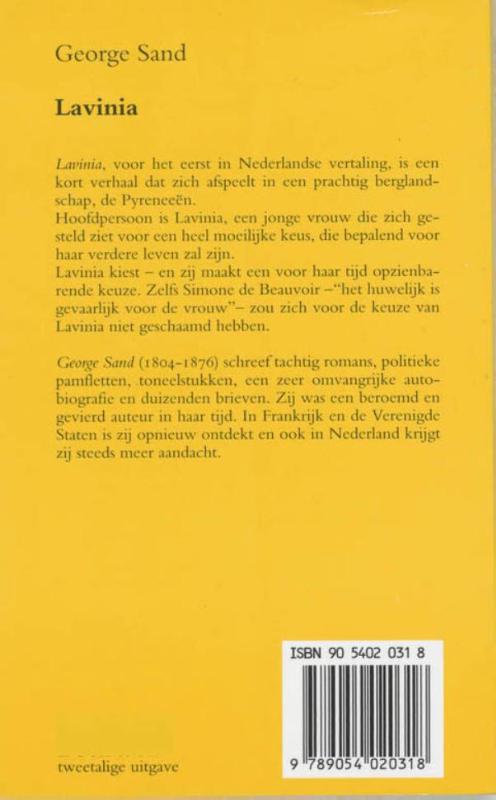 Achterkant van Lavinia