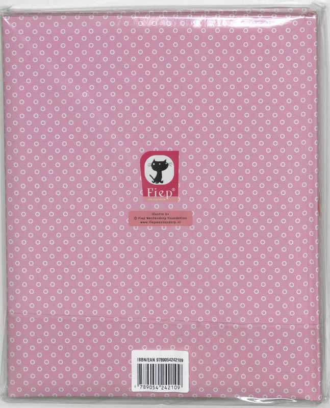 Achterkant van Floddertje babyboek