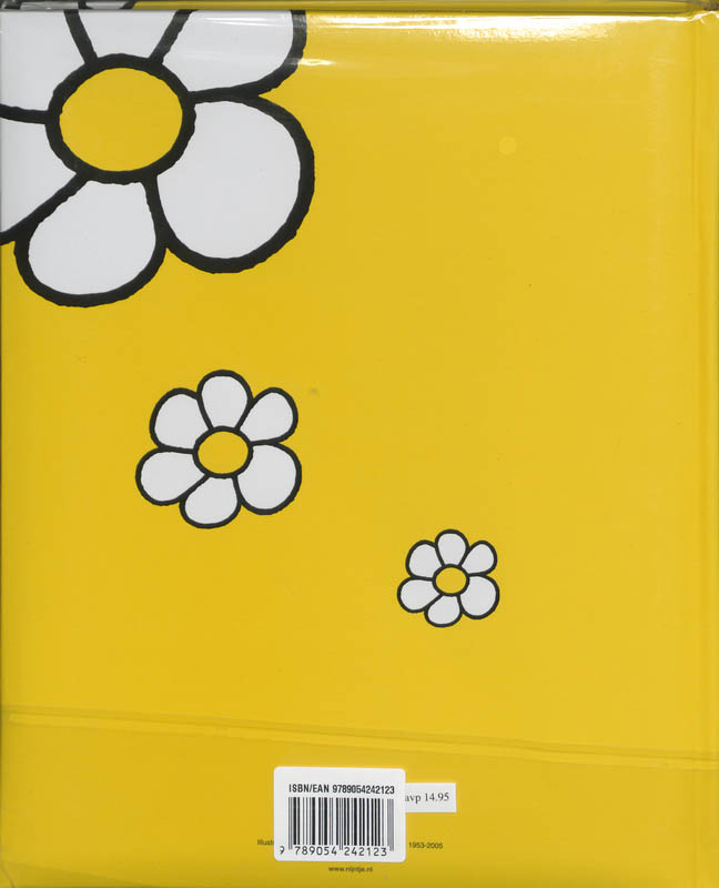 Achterkant van Nijntje babyboek