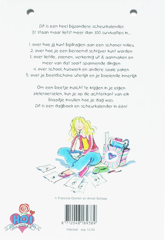 Achterkant van Hoe overleef ik 2008
