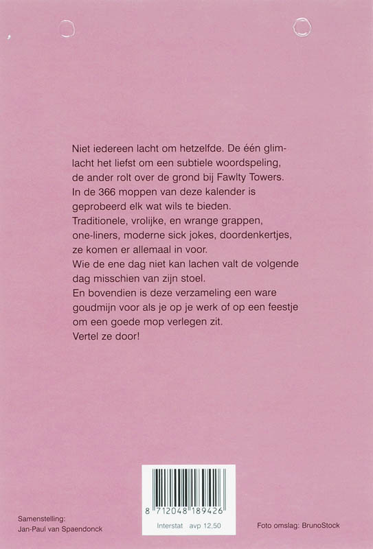 Achterkant van 2008 Moppen