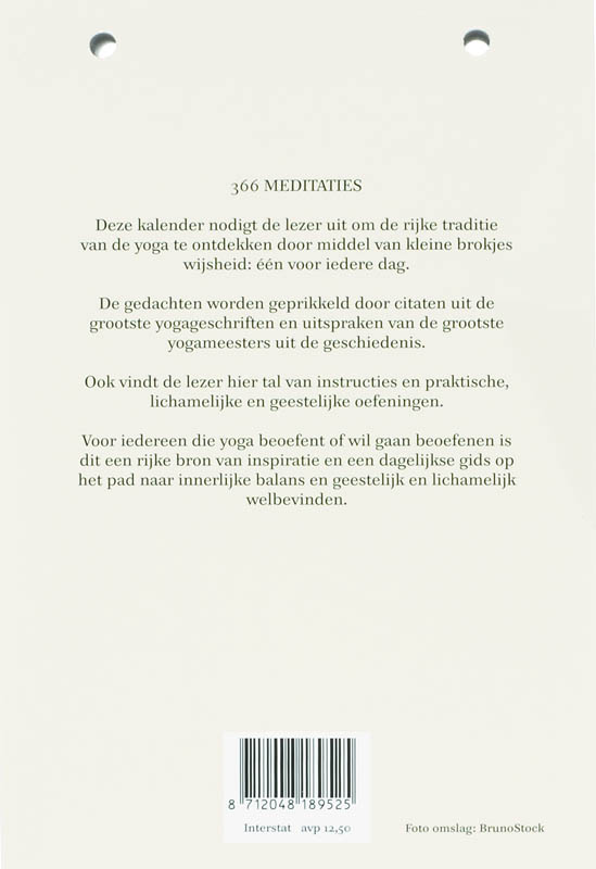 Achterkant van 2008 Yoga