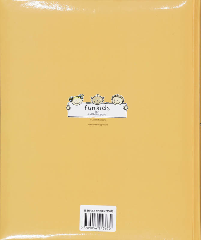Achterkant van Judith Koppens Babyboek