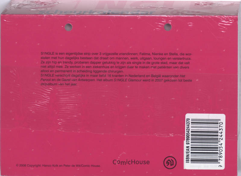 Achterkant van Scheurkalender 2009 Single