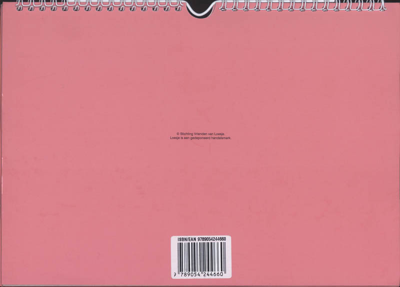 Achterkant van 2009 Loesje
