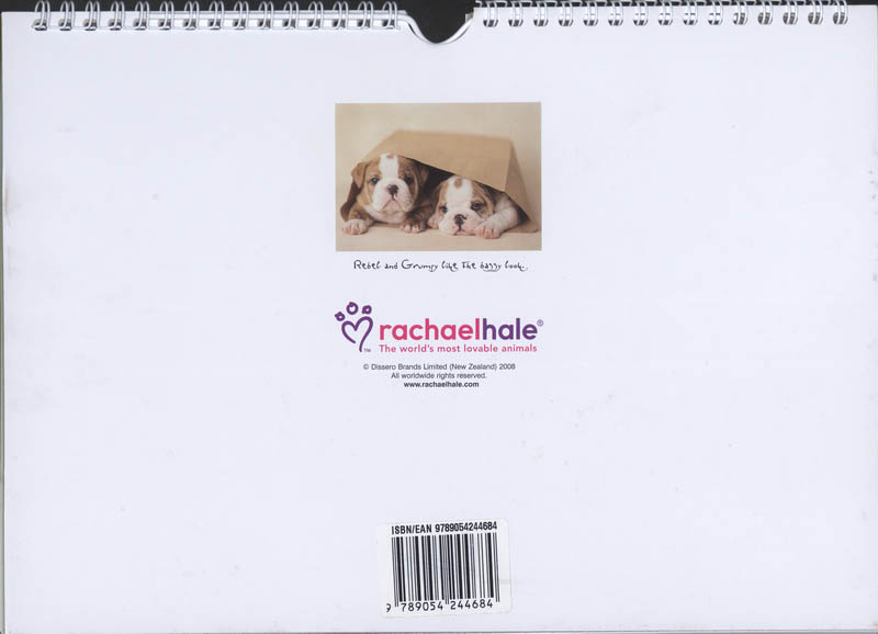 Achterkant van 2009 R. Hale Honden