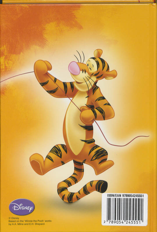 Achterkant van Schoolagenda 09-10 Winnie the Pooh