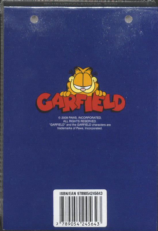 Achterkant van Scheurkalender 2010 Garfield