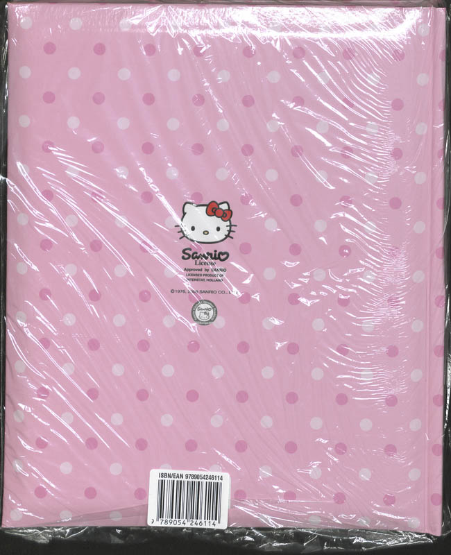 Achterkant van Hello Kitty Babyboek
