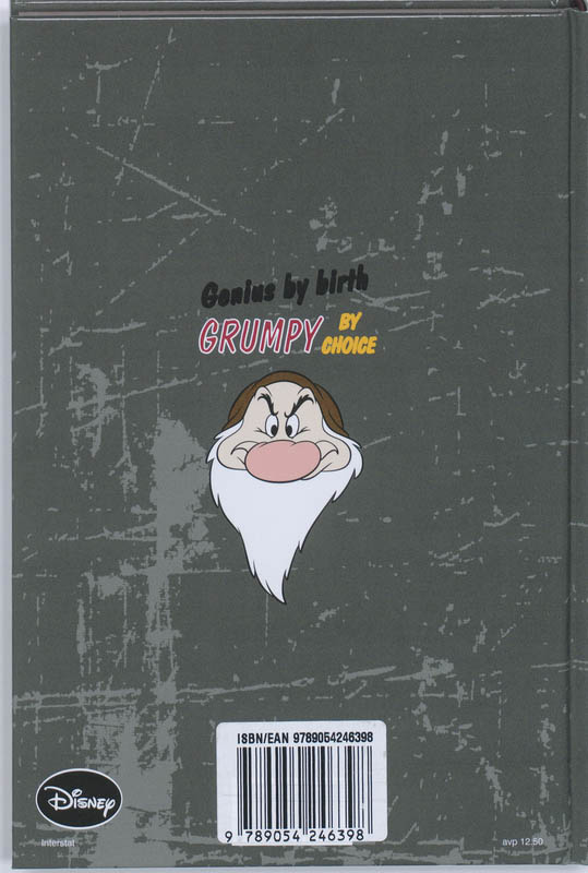 Achterkant van Schoolagenda 10-11 Grumpy