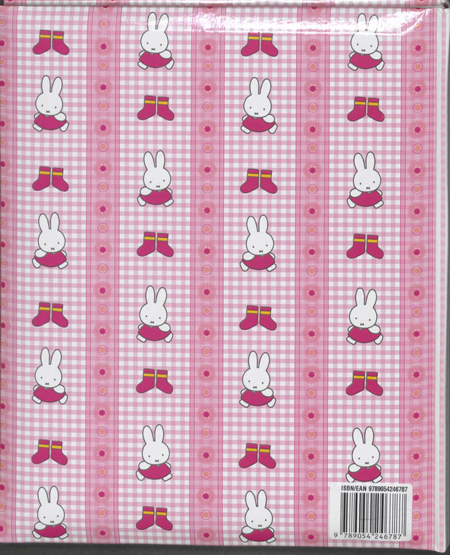 Achterkant van Nijntje Babyboek roze