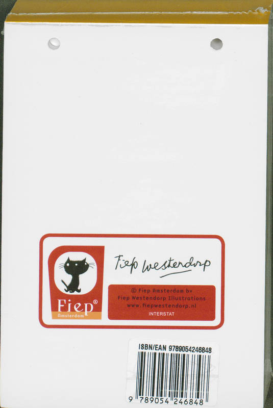 Achterkant van Pim & Pom Scheurkalender 2011