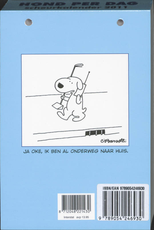 Achterkant van Hond per dag
