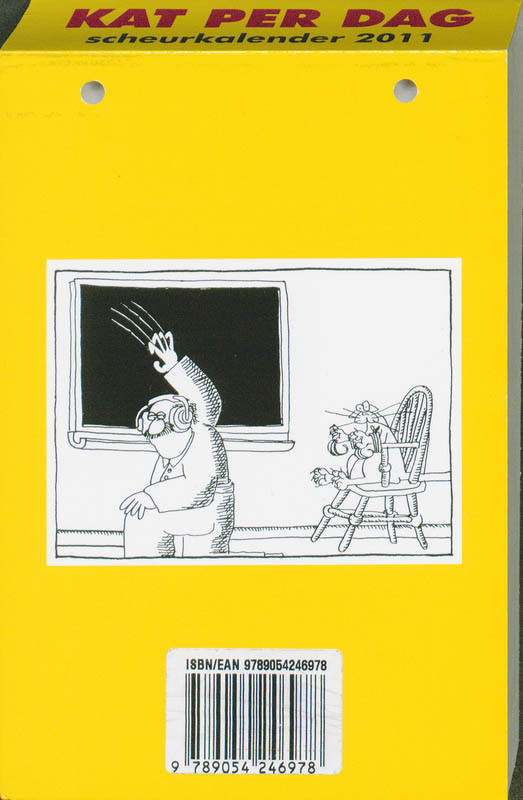 Achterkant van Kat per dag Scheurkalender 2011