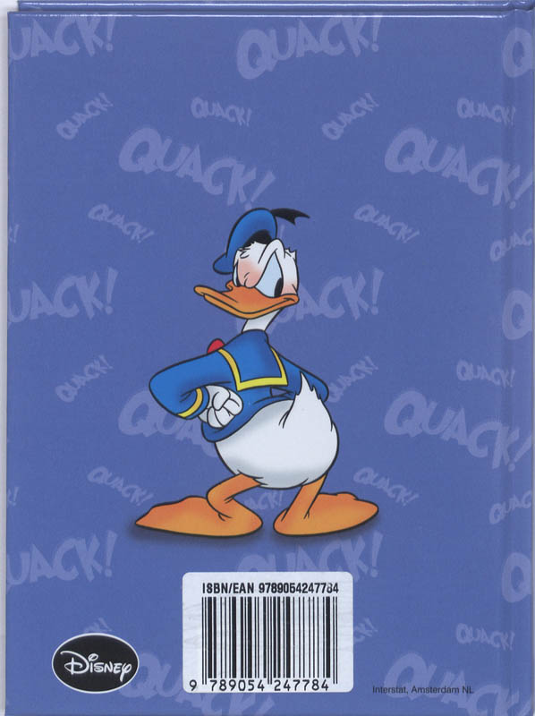 Achterkant van Donald Duck Vriendenboek