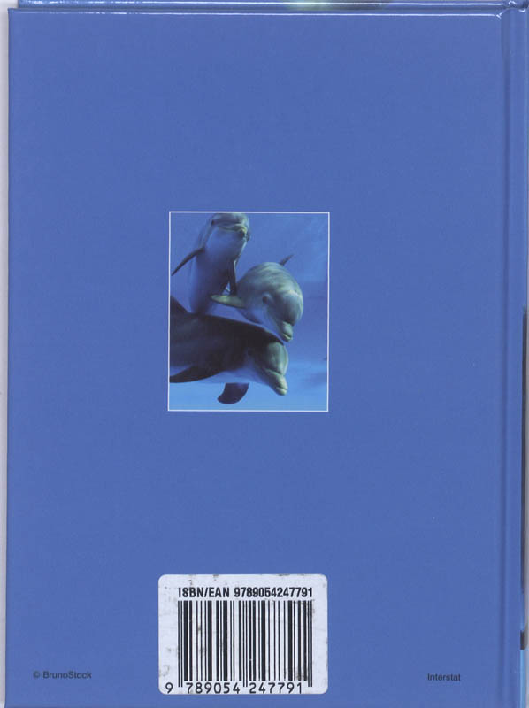 Achterkant van Dolfijnen Vriendenboek
