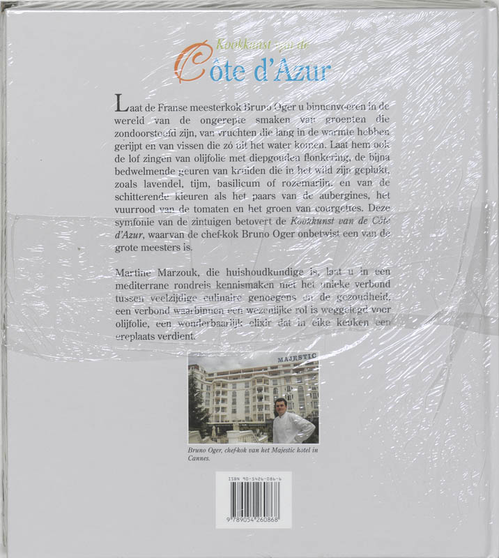 Achterkant van Kookkunst van de Cote d'Azur