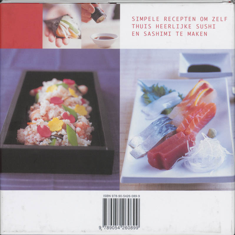 Achterkant van Simpel Sushi