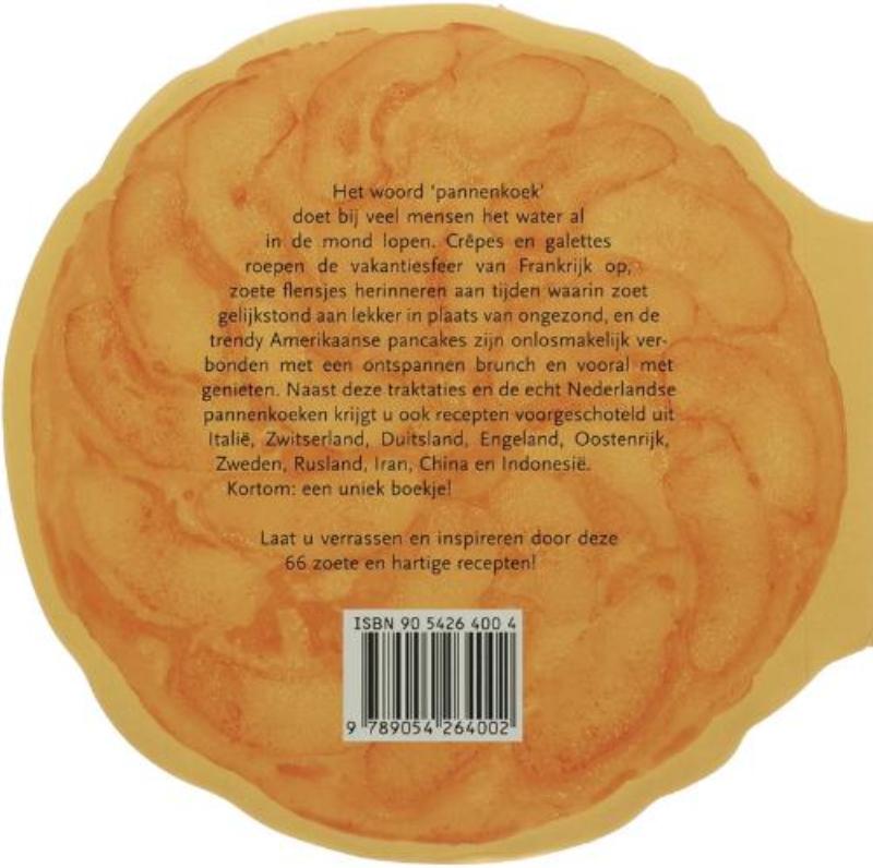 Achterkant van Het Pannenkoekenboekje 5 ex.