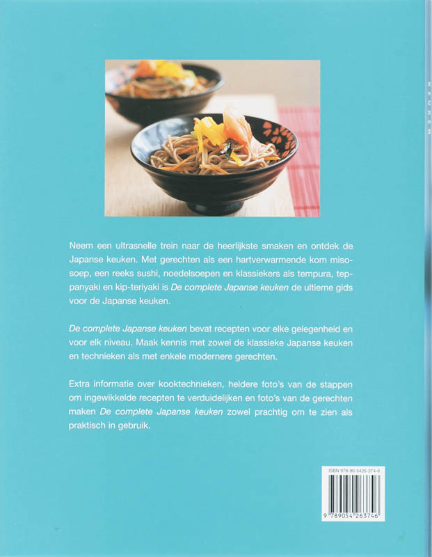 Achterkant van De complete Japanse keuken