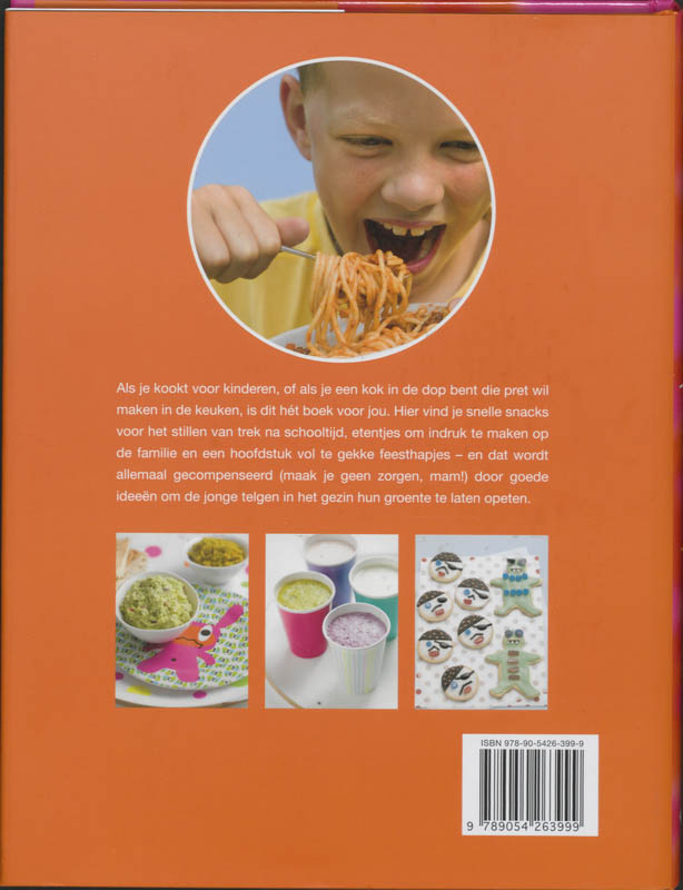 Achterkant van 1,2,3,4, koken met plezier