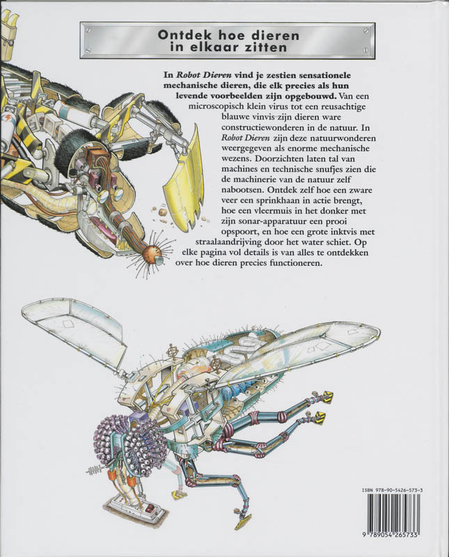 Achterkant van Robotdieren