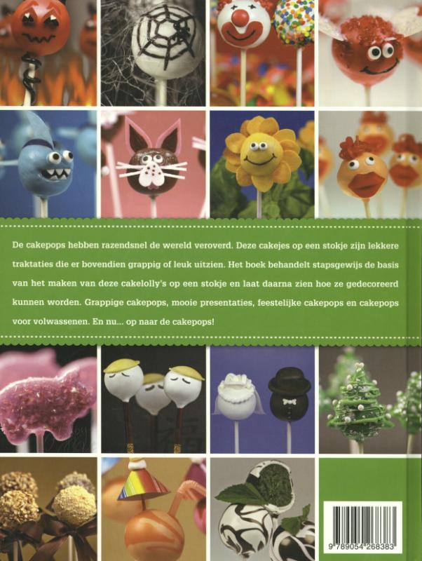 Achterkant van Cakepops basisboek